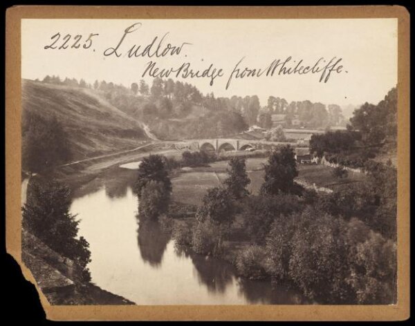 Francis Frith, Ludlow.  New Bridge from Whitecliffe