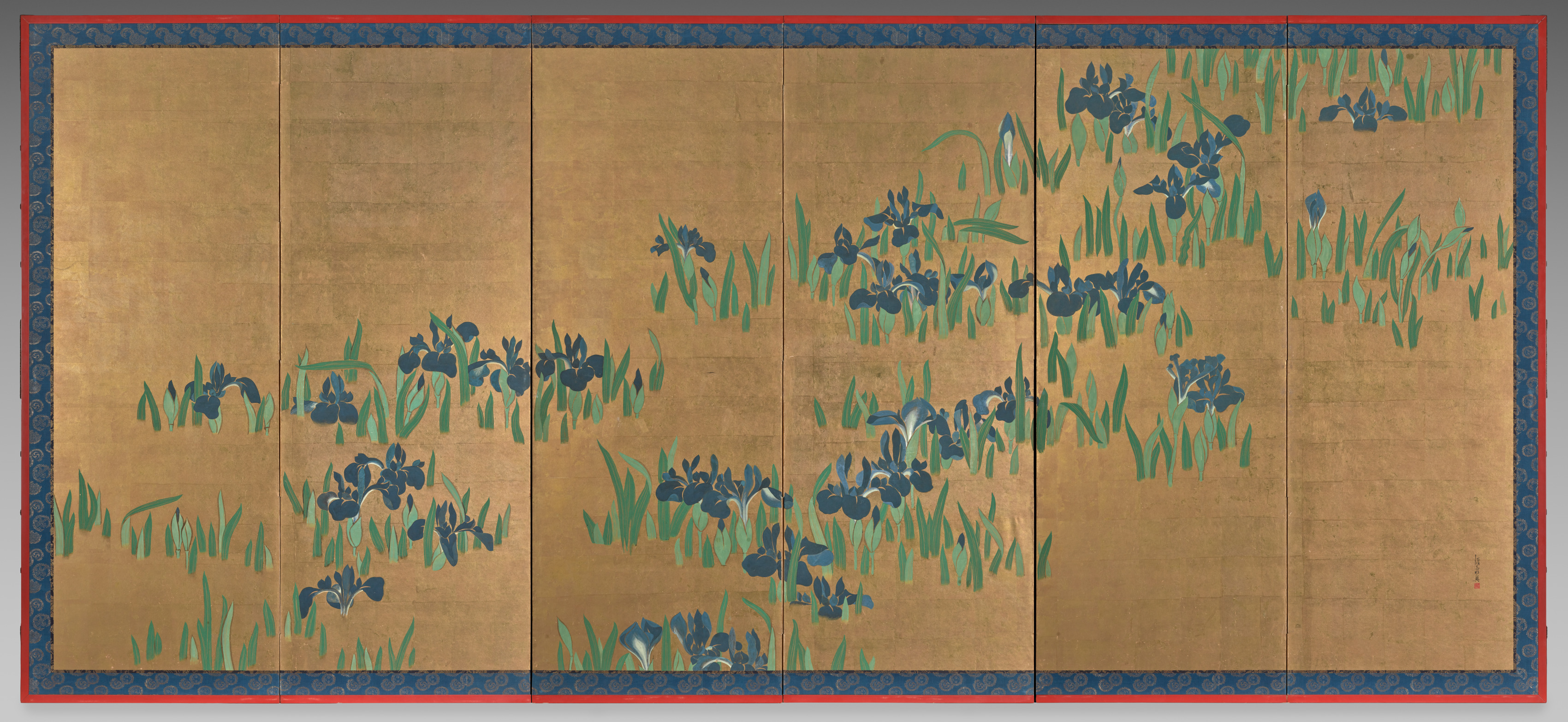 Watanabe Shikō, Irises