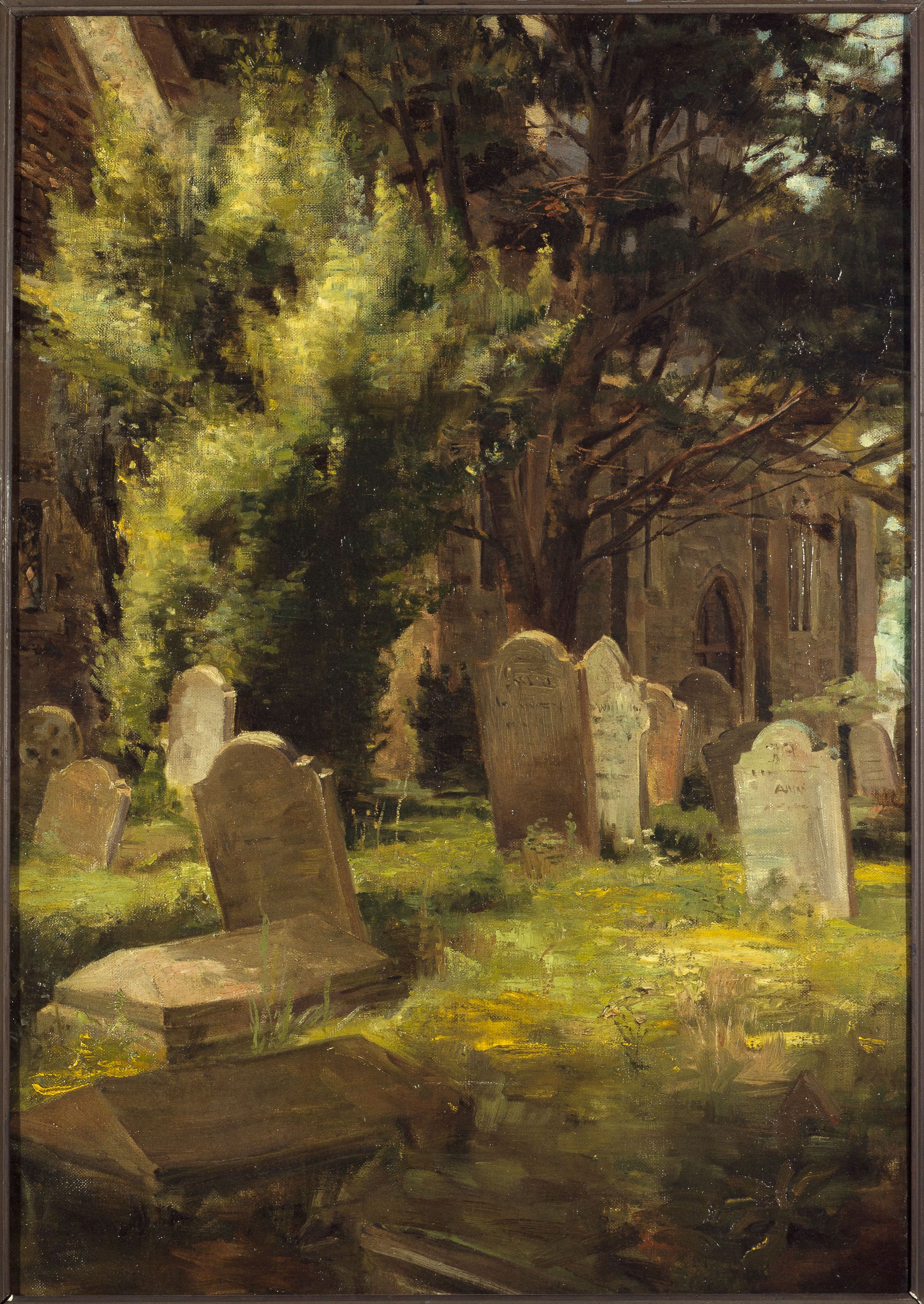 Anonyme, Le cimetière de Saint-Pierre-de-Montmartre, vers 1870