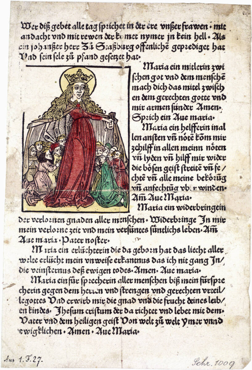 Anonym, Schutzmantelmadonna
