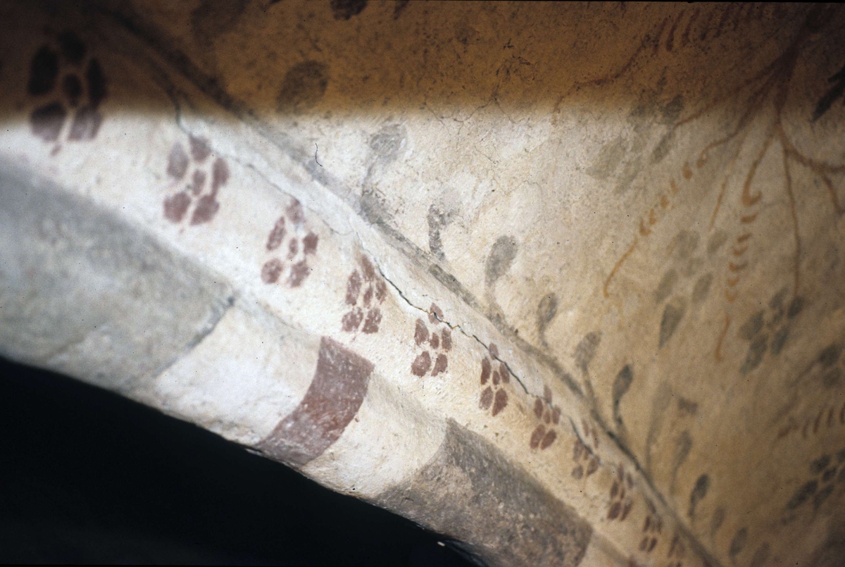 Rune Hammarling, Lime painting in Bälinge Church, Bälinge parish, Uppland 1989