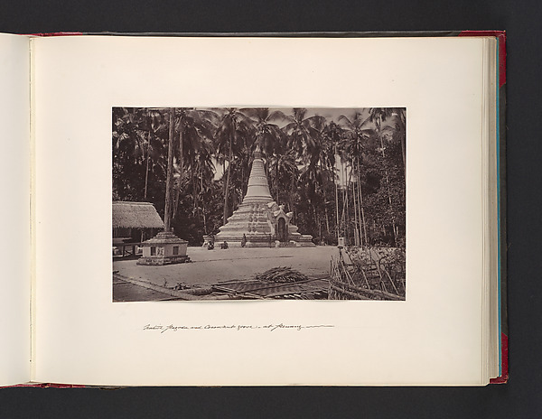 John Thomson, Native Pagoda and Coconut Grove at Penang