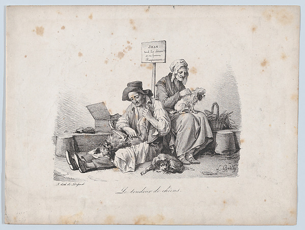 Louis Léopold Boilly, The Dog Shearer
