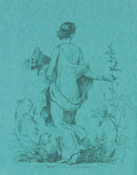 Johan Thomas Lundbye, Blomstersamlerske