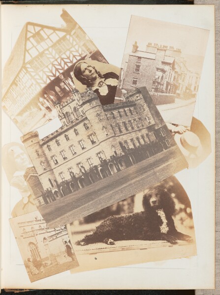 Unknown, [Photo Collage of Buildings and Portraits]