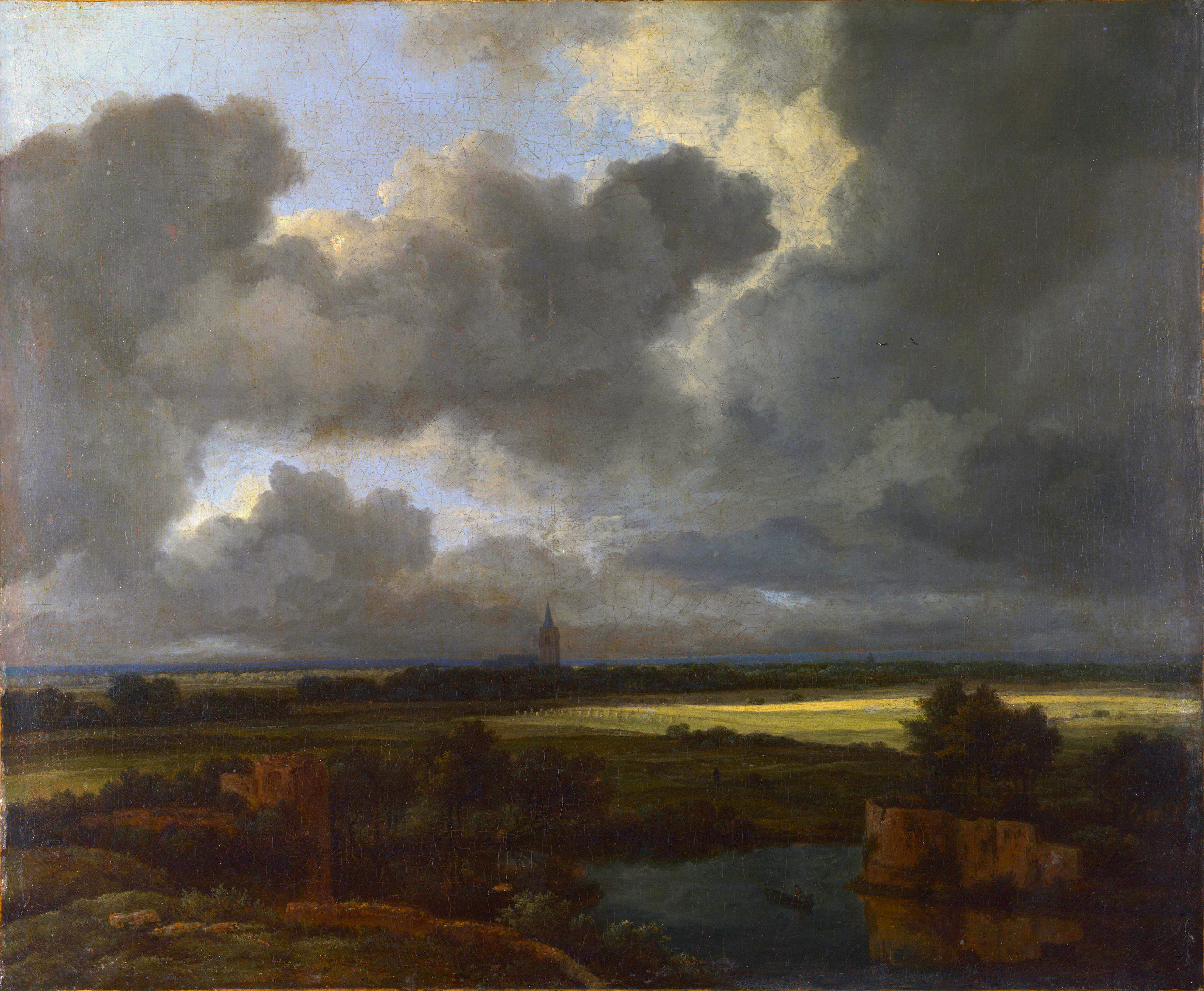 Jacob van Ruisdael, An Extensive Landscape with Ruins