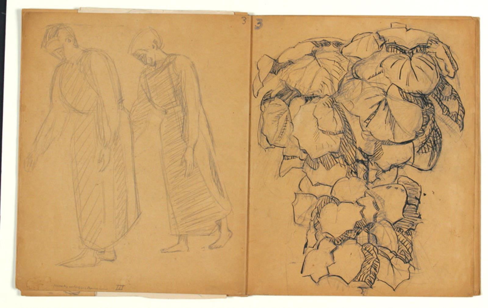 Niels Larsen Stevns, Blomsterstudie til "Kristus velsigner børnene" (1937-38)