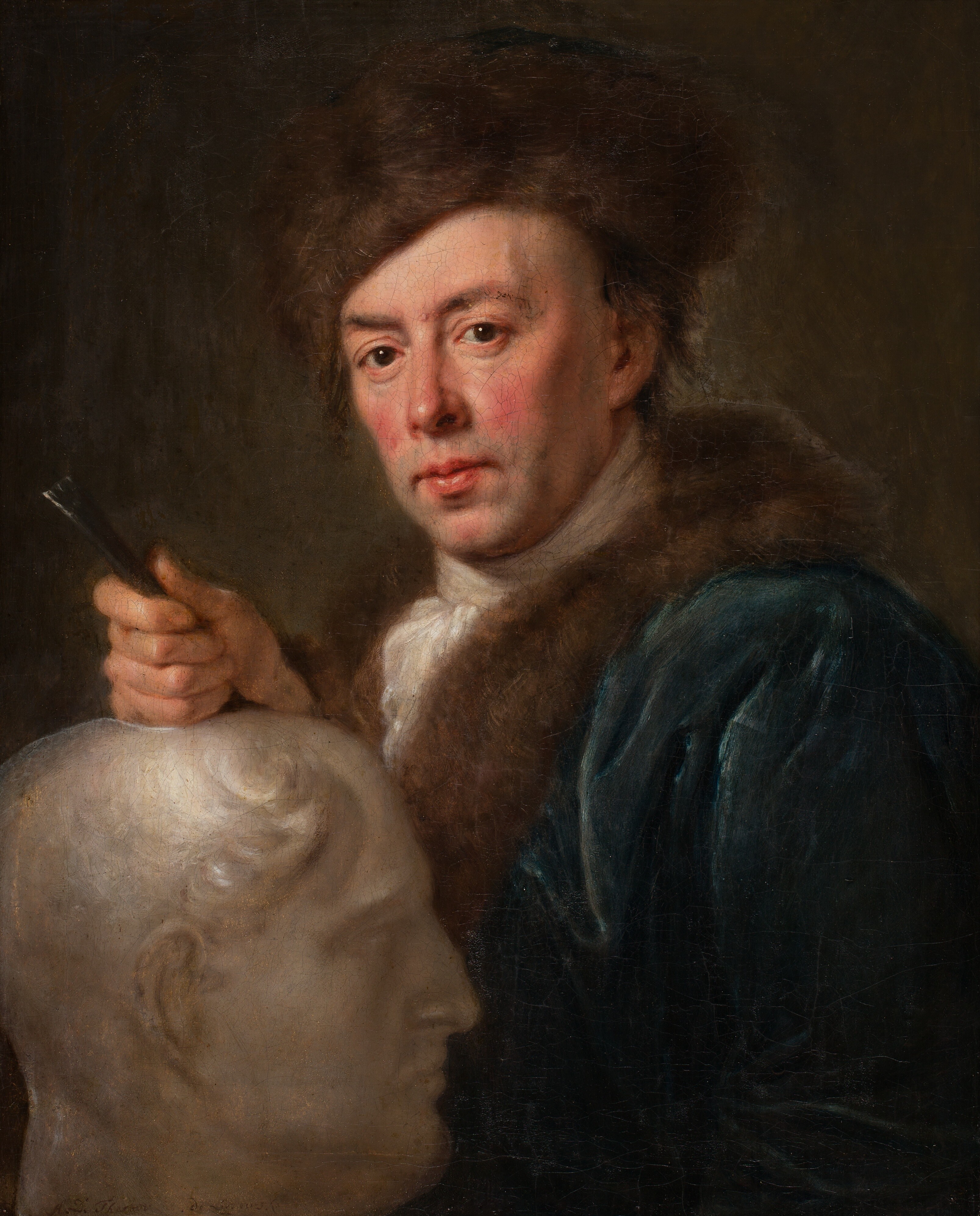 Unknown artist, Therbusch, Anna Dorothea: Porträt eines Bildhauers (wohl Carl Philipp Glume)