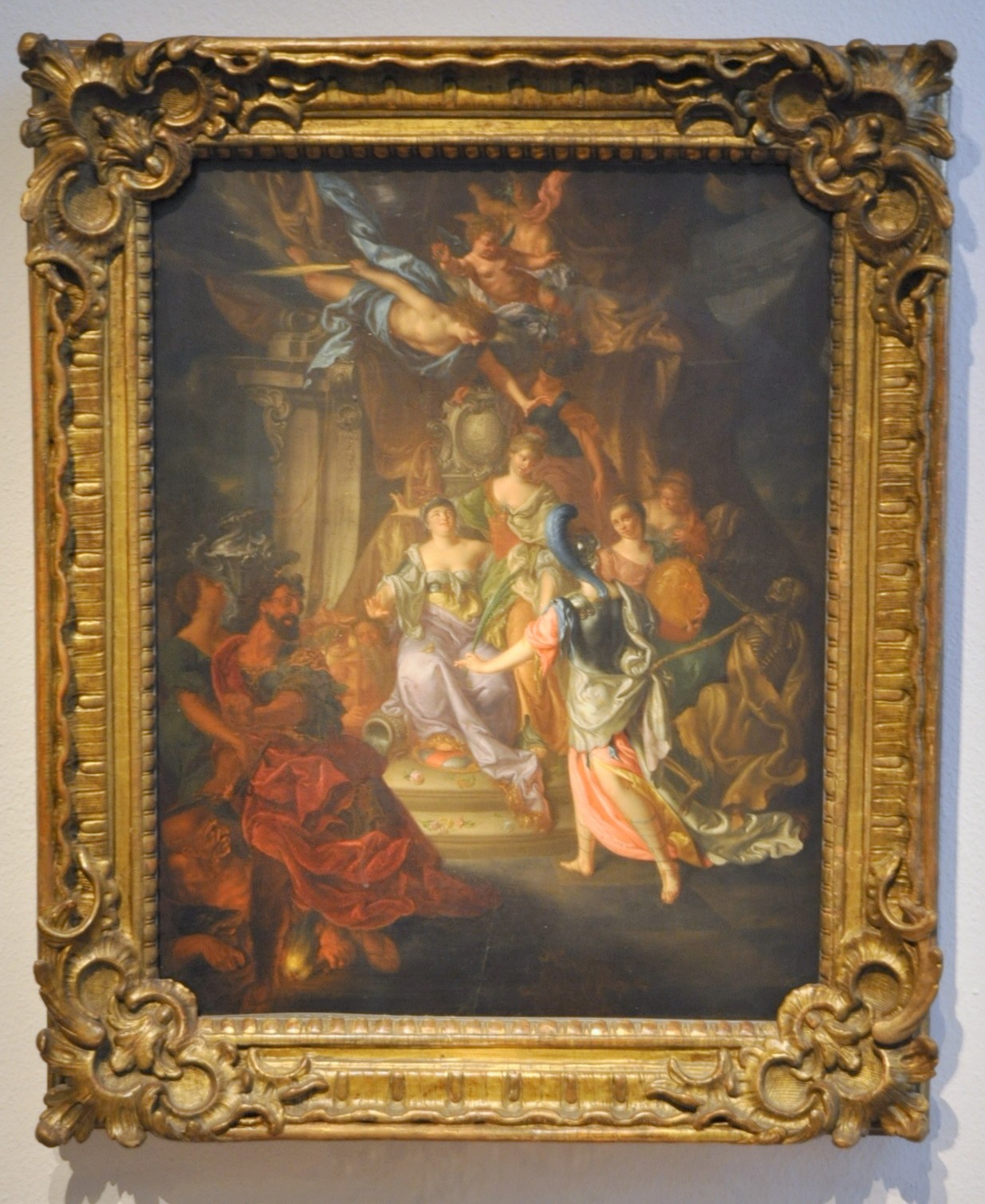 Johann Georg Dathan, Allegorie auf die Hochzeit des Dauphins Louis Ferdinand de Bourbon mit der Prinzessin Maria Theresia Antonia Raphaela von Spanien