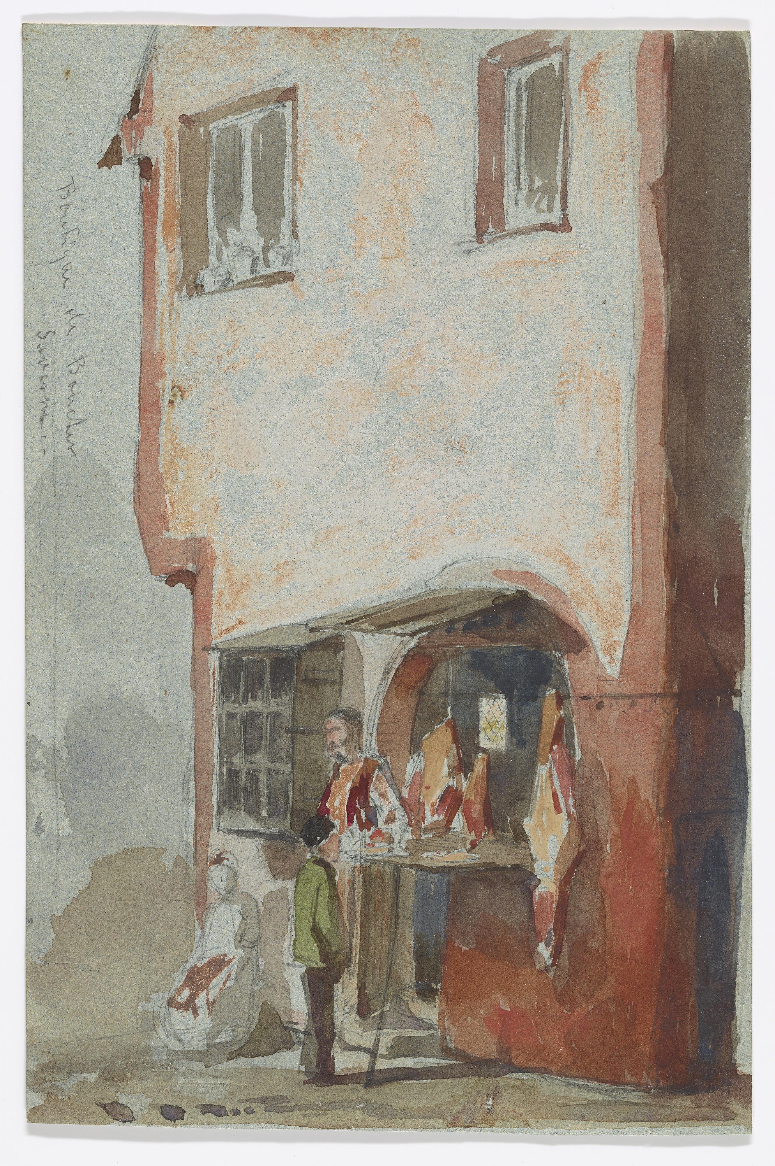 James McNeill Whistler, Boutique de Boucher–Saverne