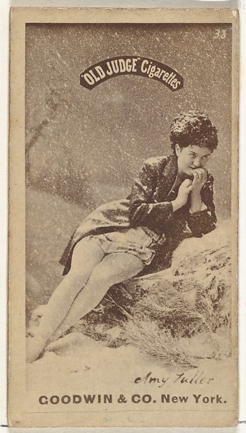 Goodwin & Company, Amy Fuller, from the Actors and Actresses series (N171) for Old Judge Cigarettes