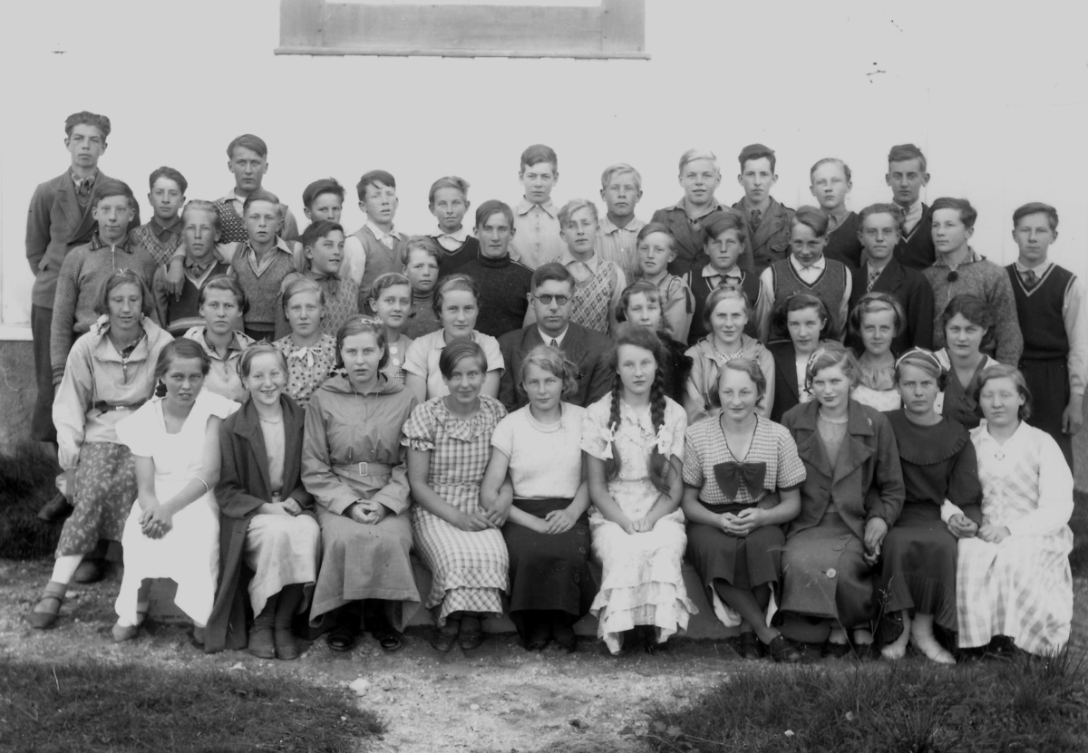 Per K. Lien, Skoleklasse, grunnskolen.