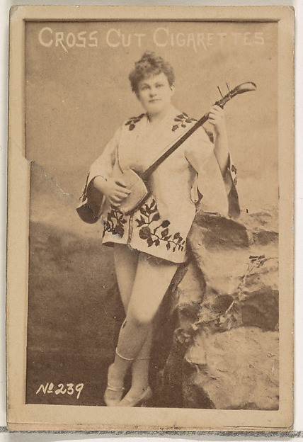 W. Duke, Sons & Co., Card Number 239, from the Actors and Actresses series (N145-1) issued by Duke Sons & Co. to promote Cross Cut Cigarettes
