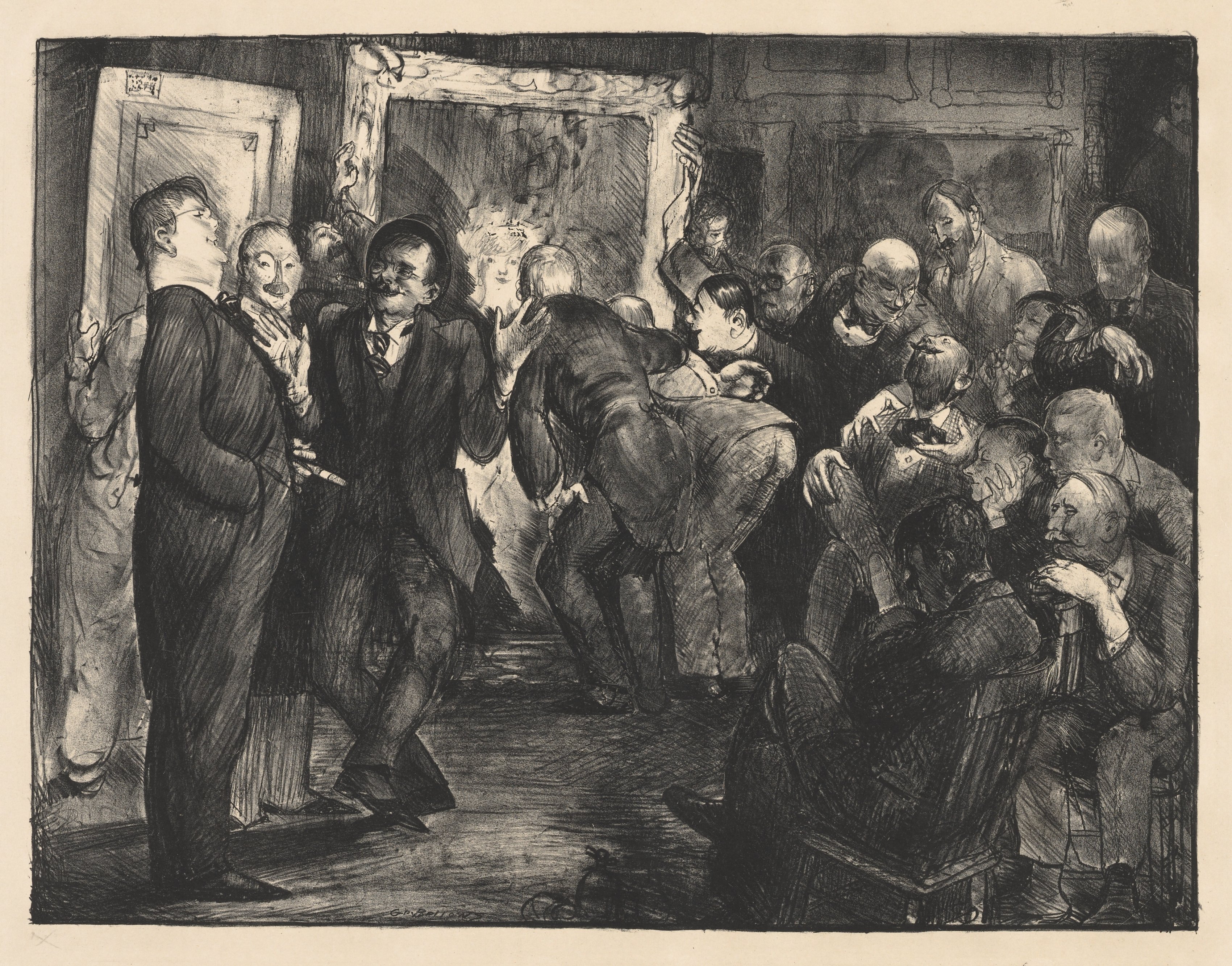 George Bellows, Artists Judging Works of Art