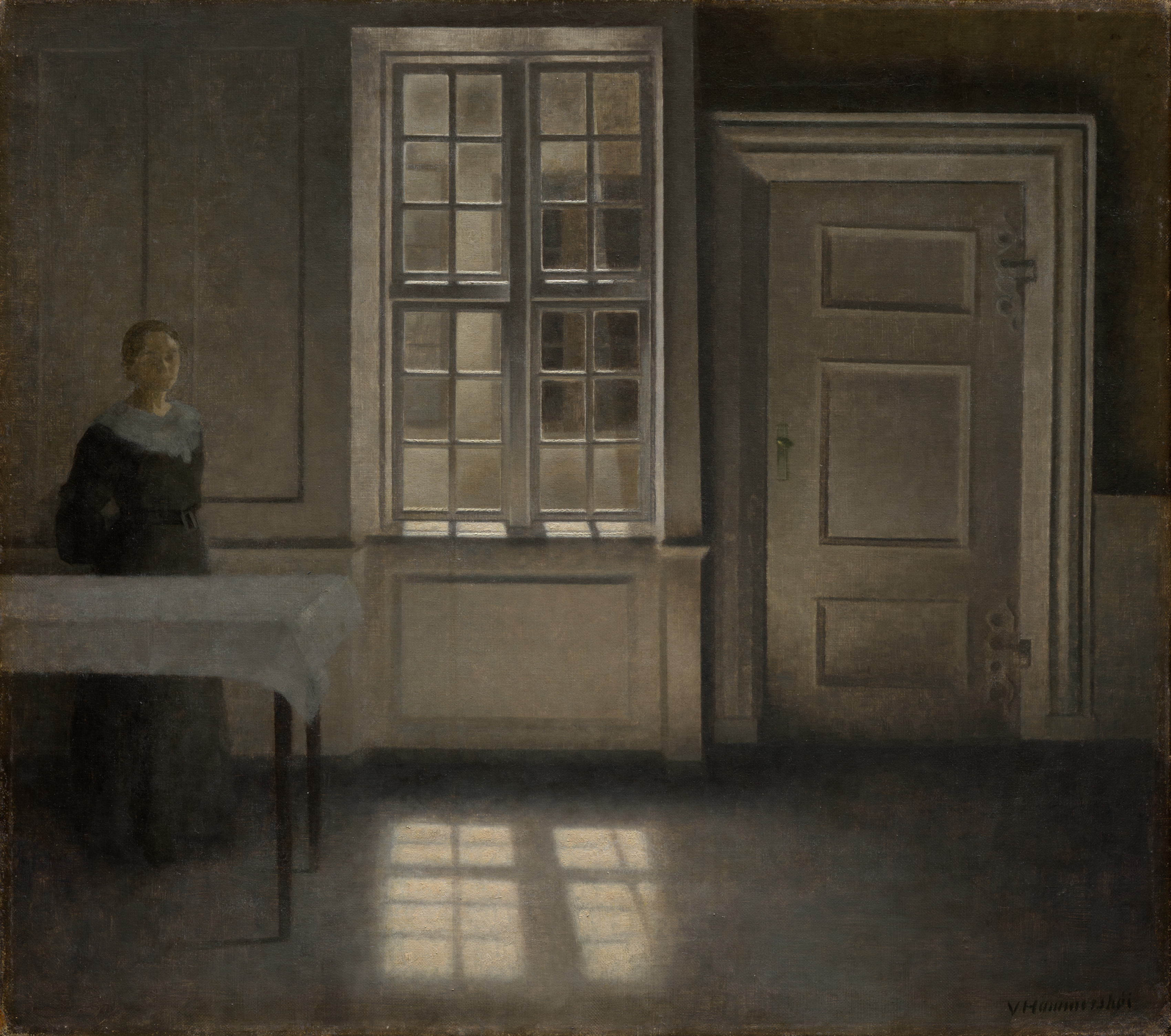 Vilhelm Hammershøi, Strandgade, Sunshine