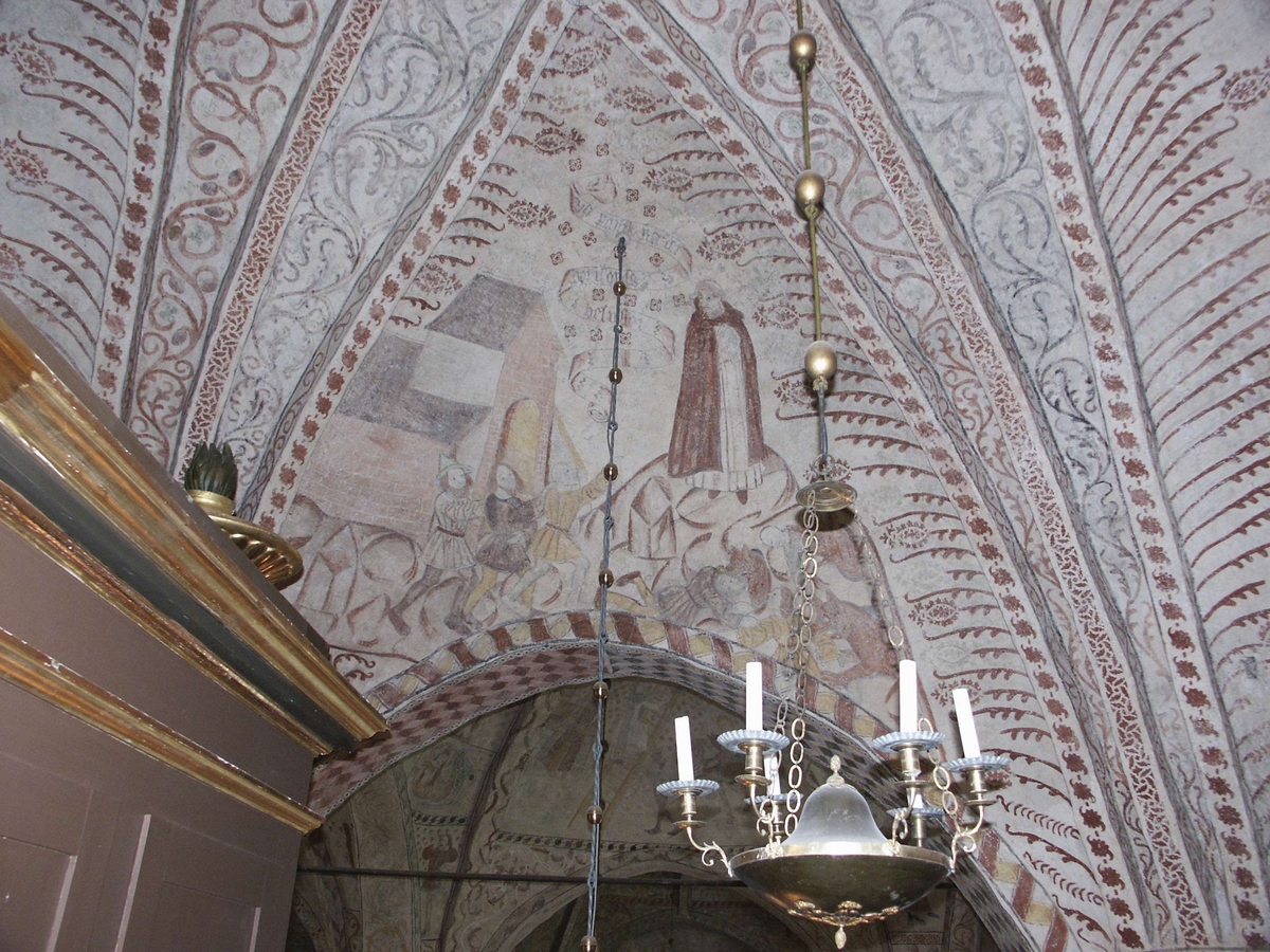 Johan Dellbeck, Kalkmålning i Knutby kyrka, Knutby socken, Uppland 2005