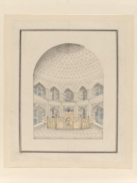 Unknown, Interior of the Taj Mahal, Agra