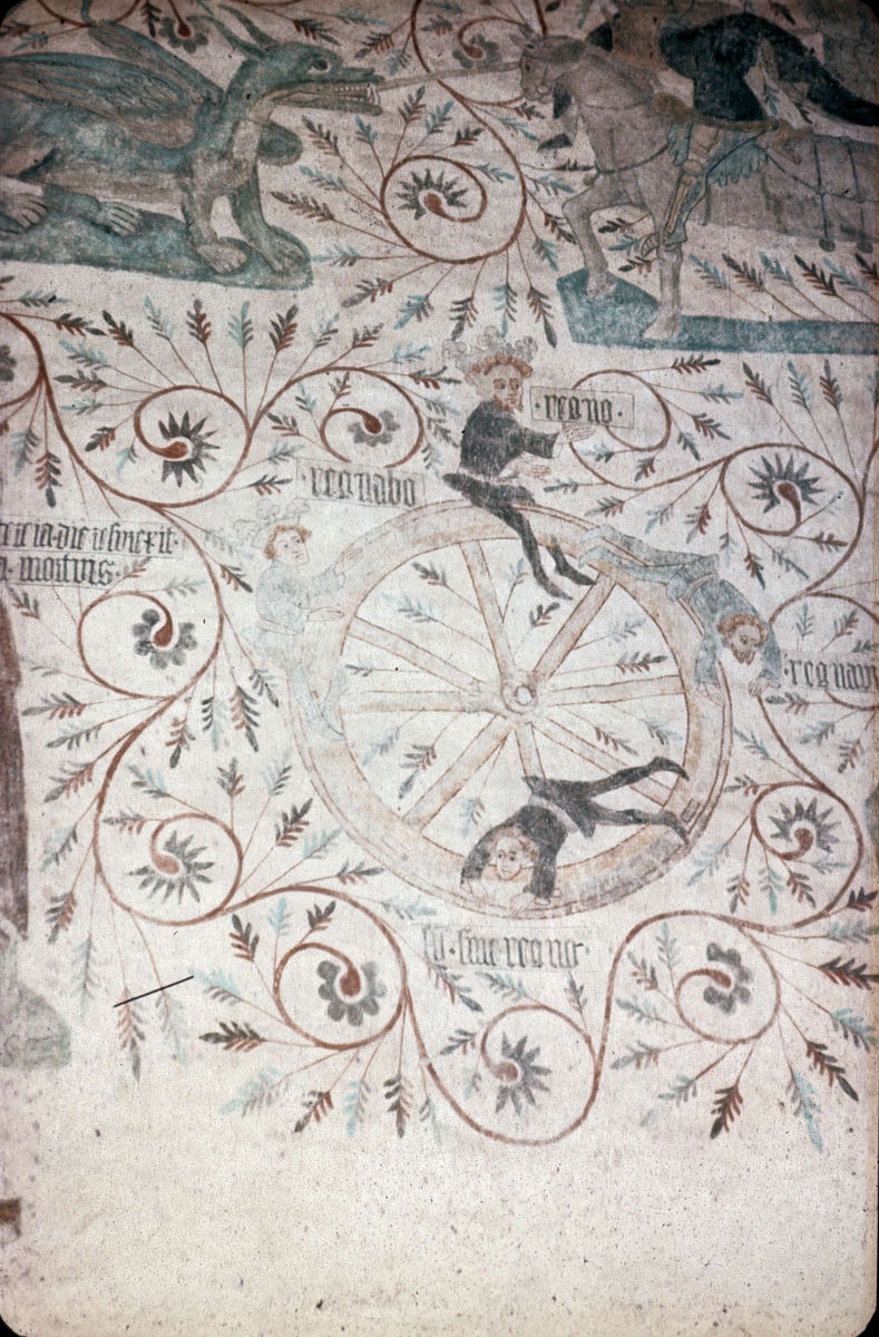 Okänd,, Kalkmålning i Tensta kyrka, Tensta socken, Uppland