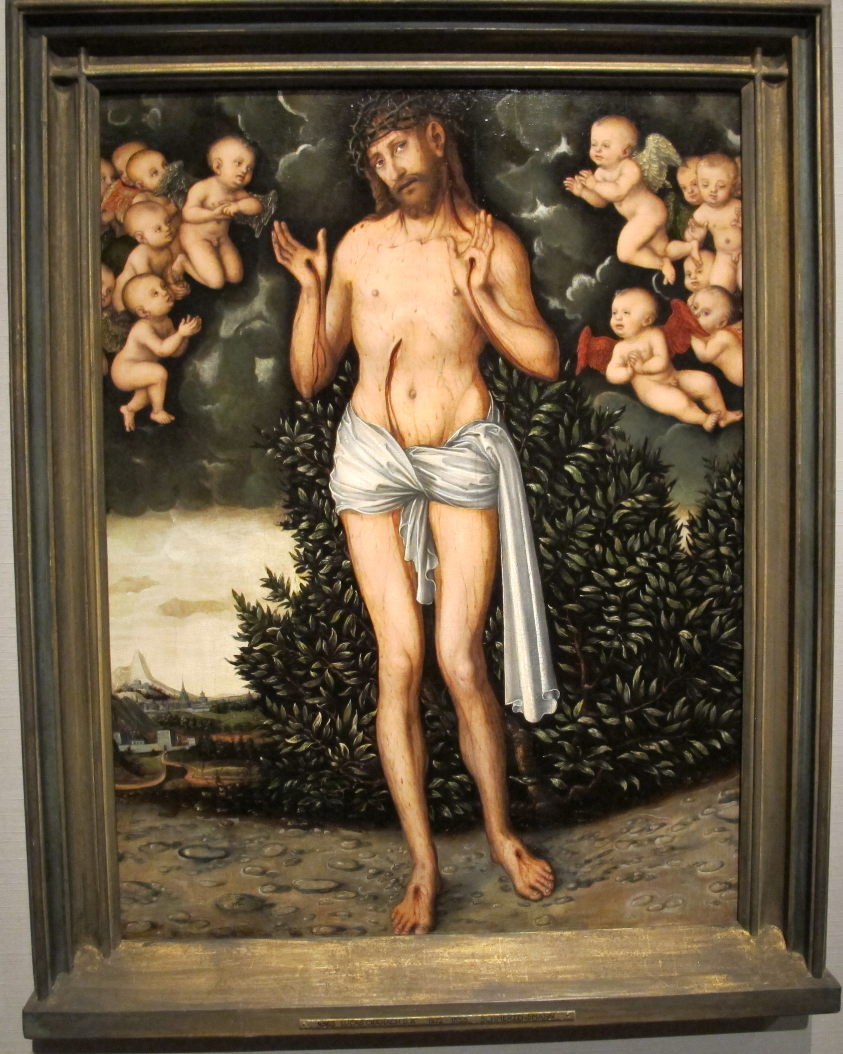 Lucas Cranach the Younger, Christ as man of sorrows