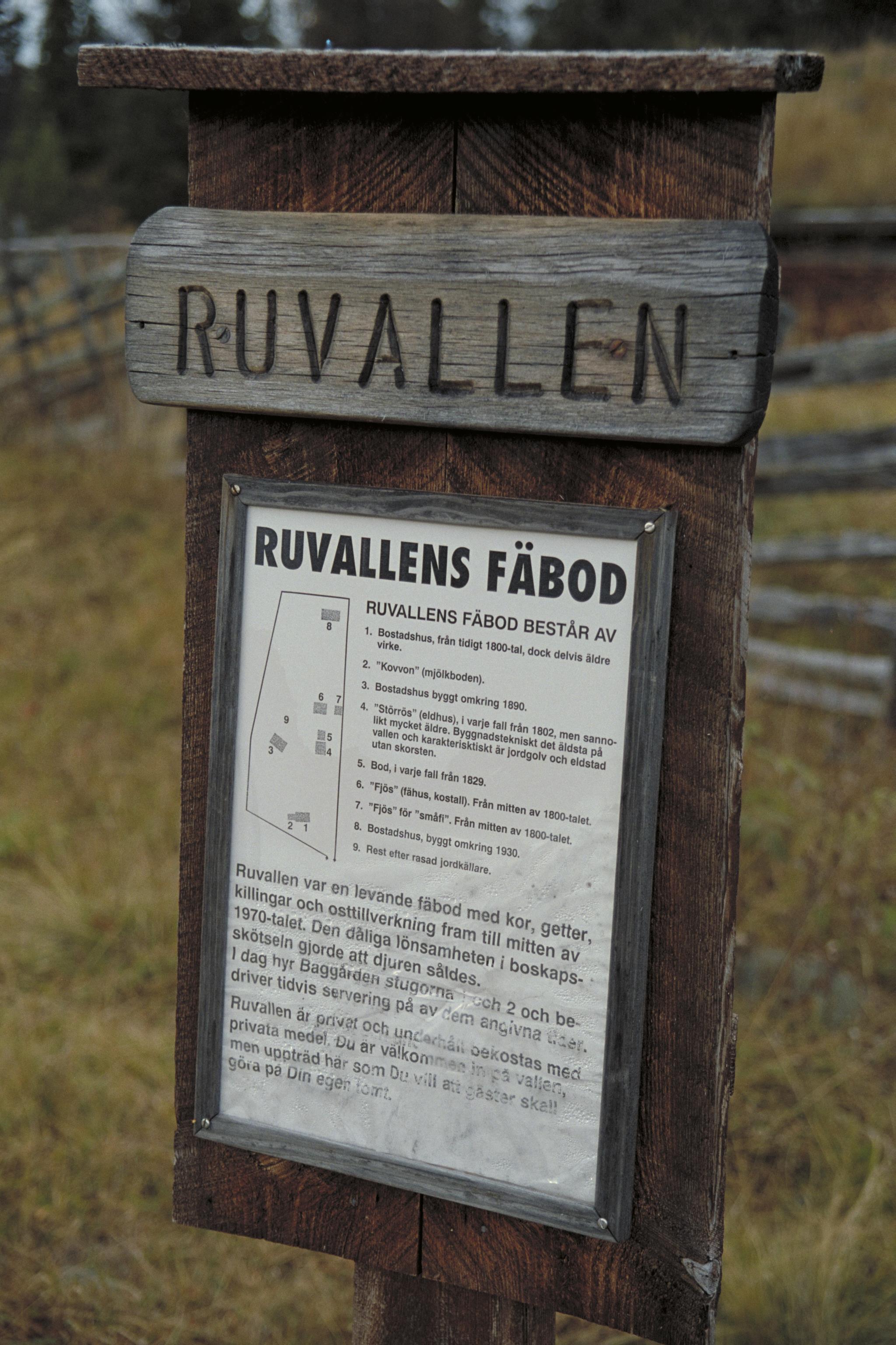 Bengt A Lundberg, Ruvallens fäbodar