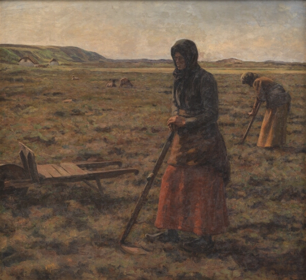 Jens Vige, Kvinder hakker lyng