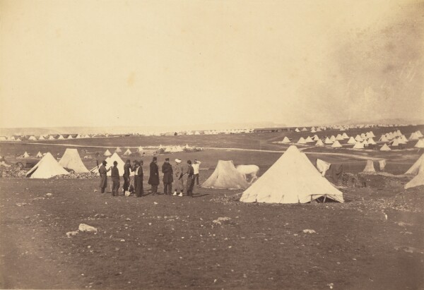 Roger Fenton, Gen. Bosquet Quarters looking towards Makenzie Farm.