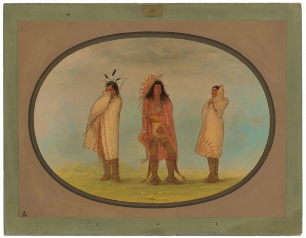 George Catlin, Three Iroquois Indians