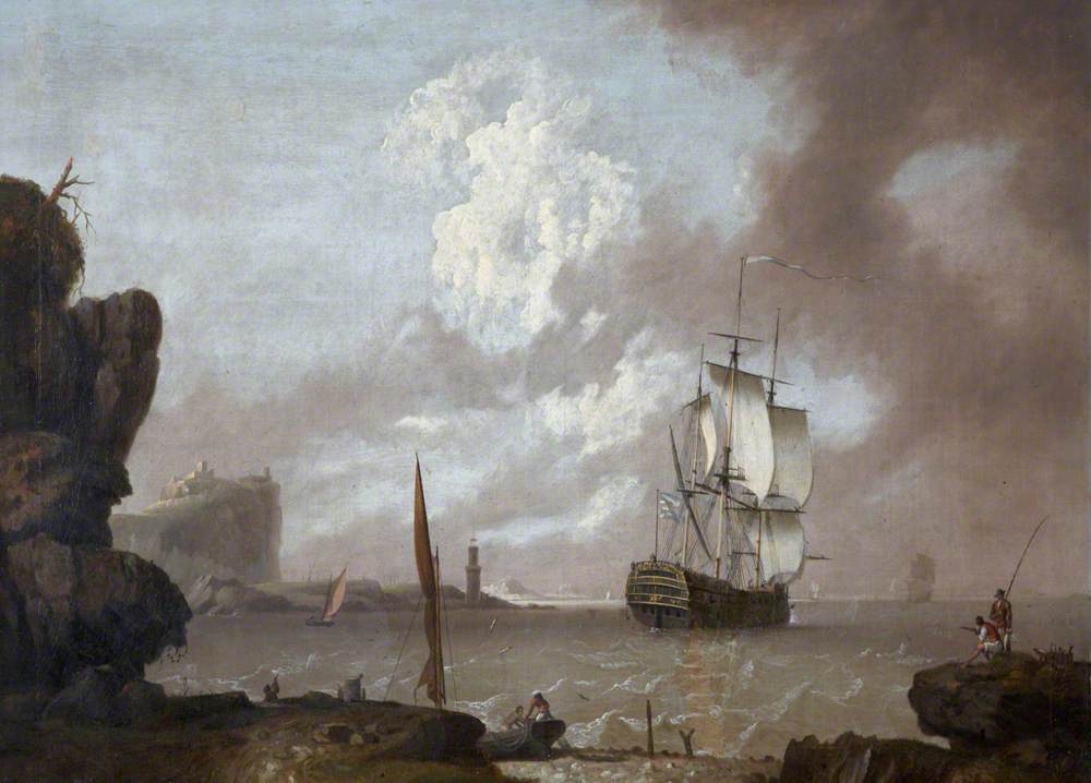 John Thomas Serres, Man-of-War at Anchor