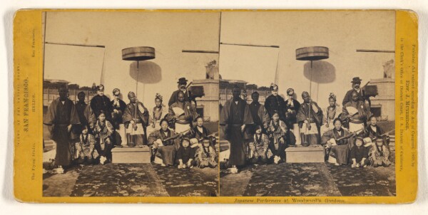 Eadweard J. Muybridge, Japanese Performers at Woodward's Gardens.