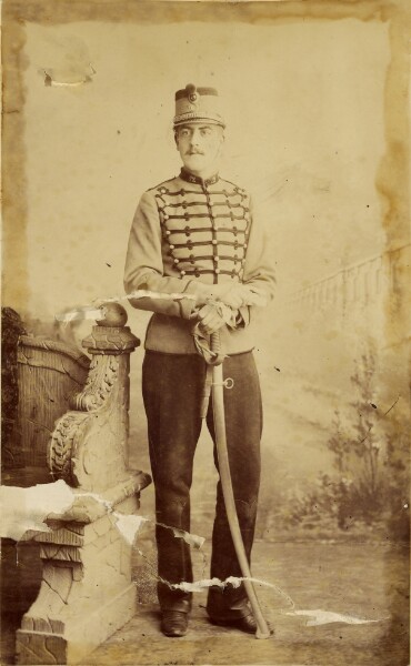 Unknown, [Portrait of an unidentified soldier]