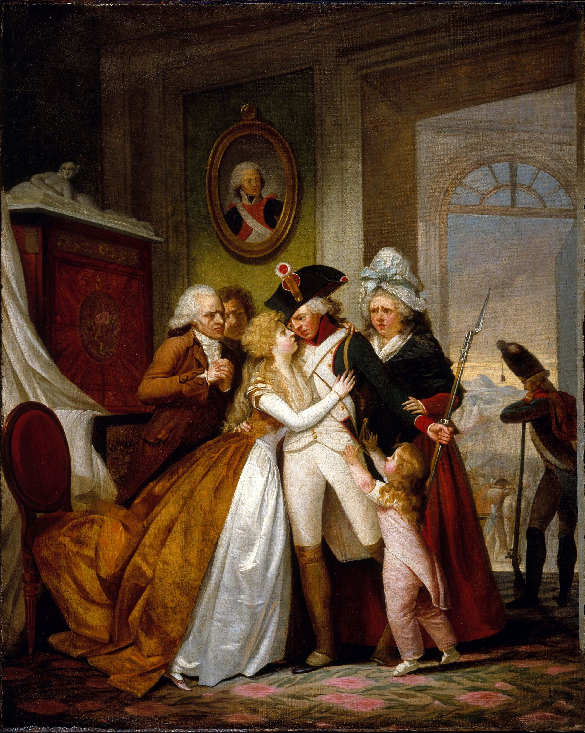 Anonyme, Le départ du volontaire, vers 1793