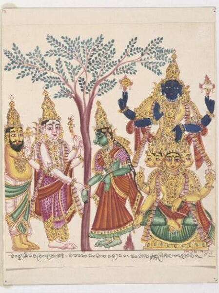 Unknown, The marriage of Shiva and Parvati (Kalyanasundaramurti).