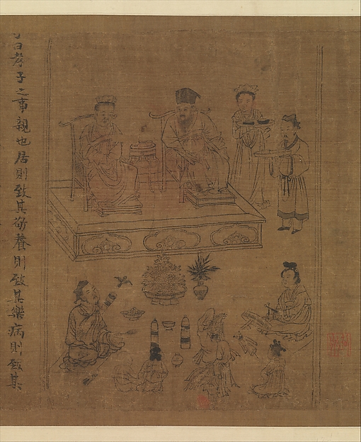 Li Gonglin, The Classic of Filial Piety