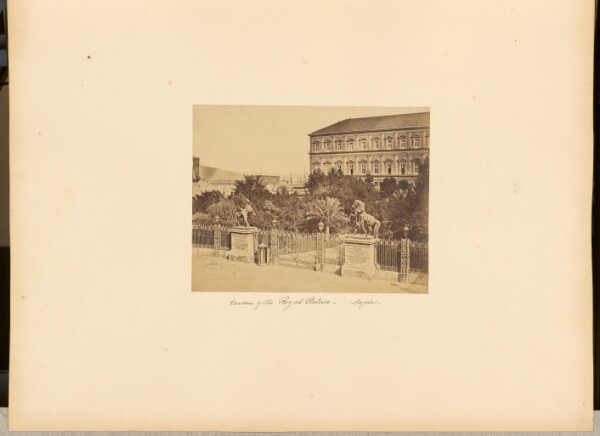 Unknown, [Garden of the Royal Palace- Naples]