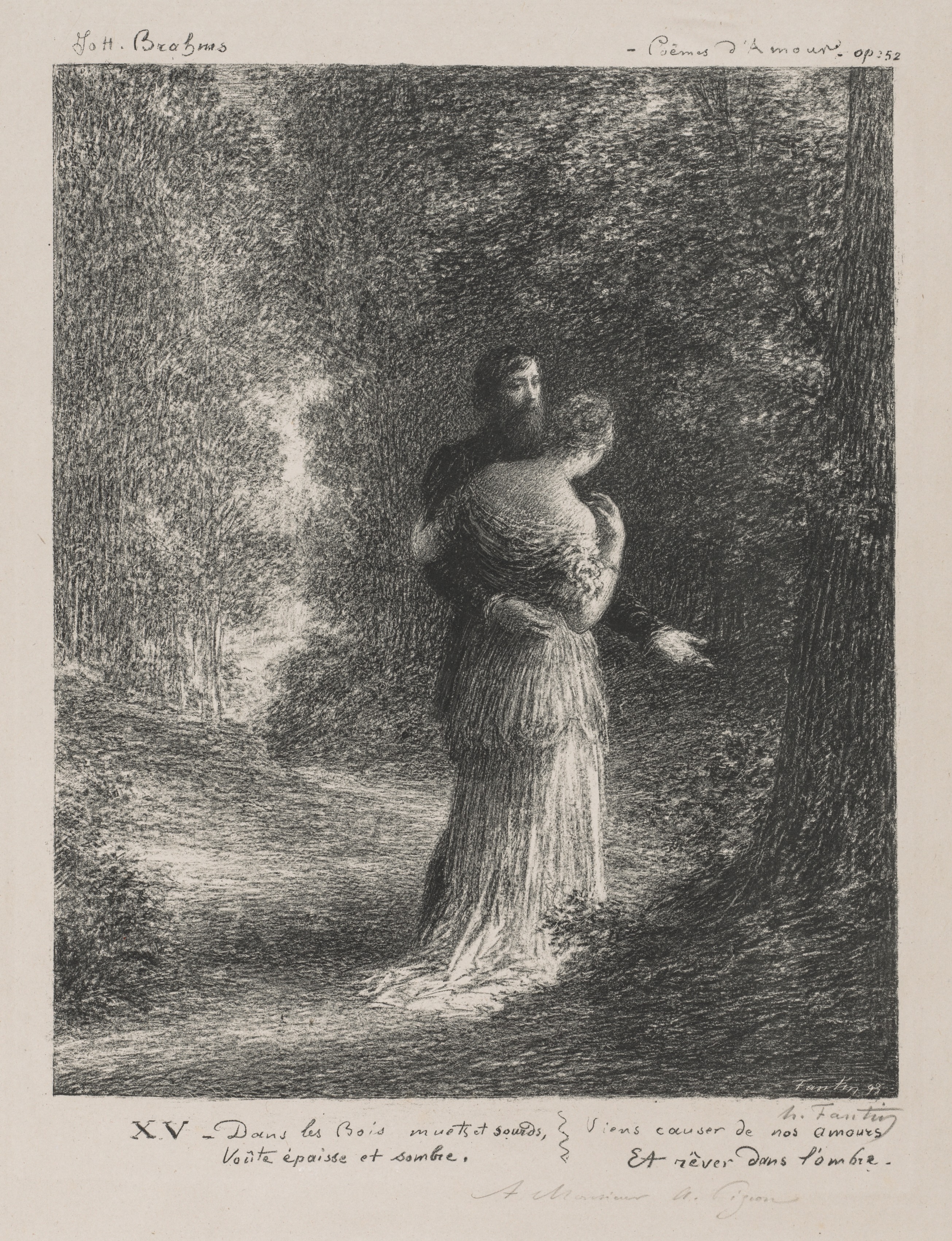 Henri Fantin-Latour, Love Poems (Third Plate)