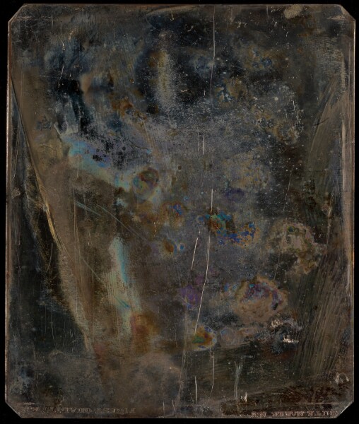 Unknown, [Daguerreotype plate with no image]