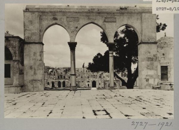 K.A.C. Creswell, Photograph