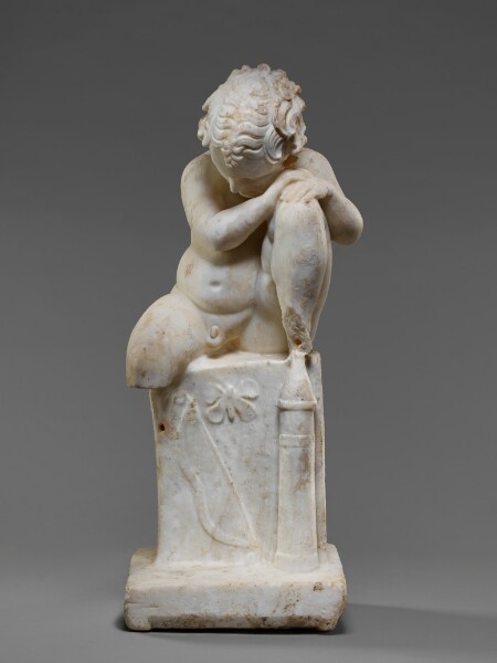 Unknown, Statue of a Seated Cupid