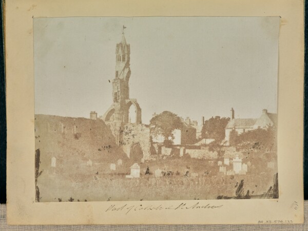 Hill & Adamson, The West End of St. Andrews and the Cathedral Precinct from the Northeast.