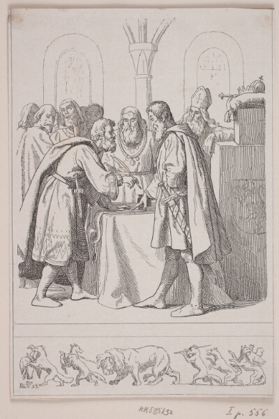 Lorenz Frølich, Illustration til "Kristoffer den anden. Rigets fuldkomne Opløsning"