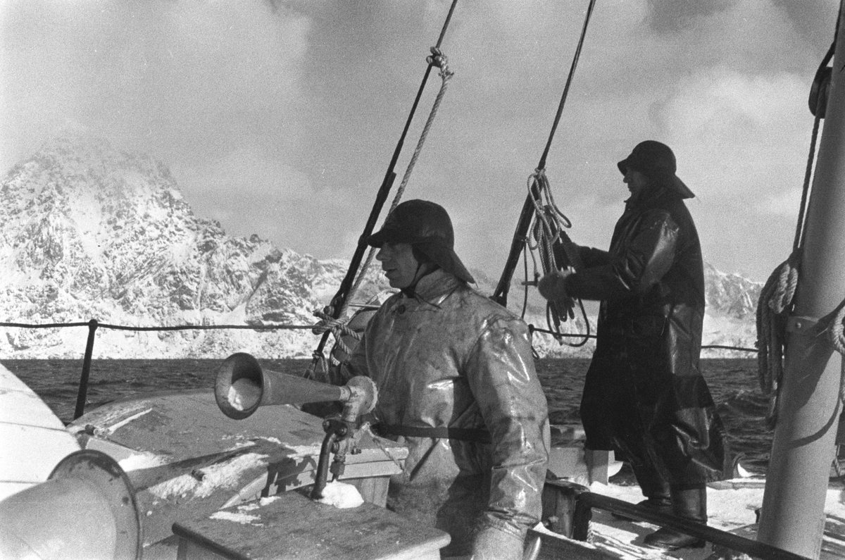 Anders Beer Wilse, Prot: Redningsköitens paa dek
