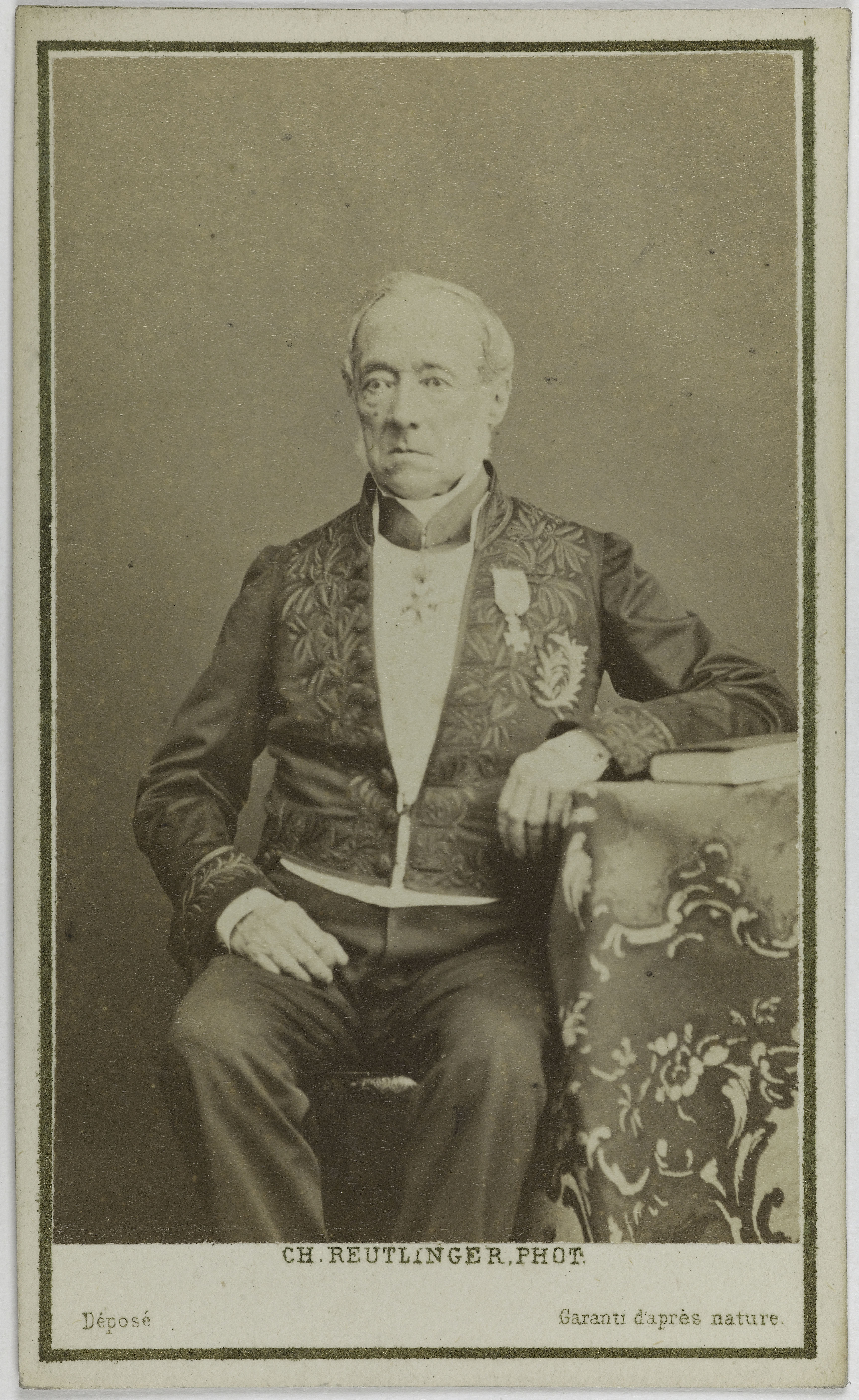Charles Reutlinger, Portrait de Pellat Charles Auguste, (1793-1871), (jurisconsulte)