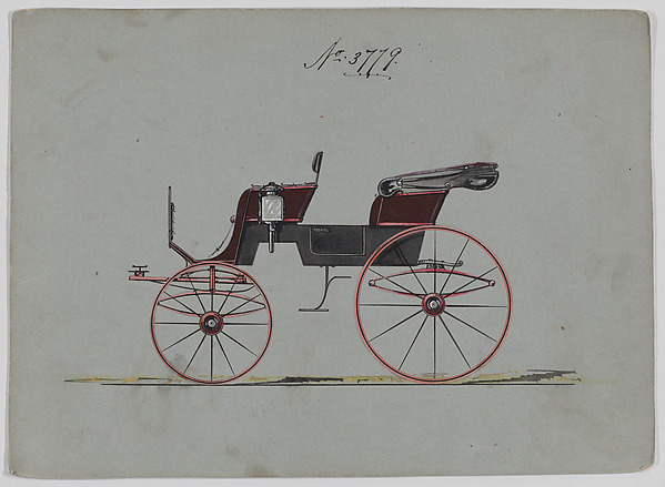 Brewster & Co., Design for 2 seat Phaeton, no. 3779