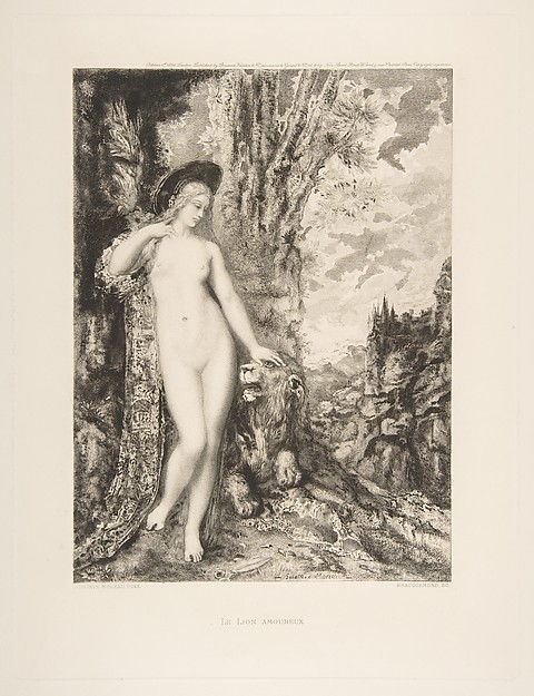 Félix Bracquemond, Le Lion amoureux