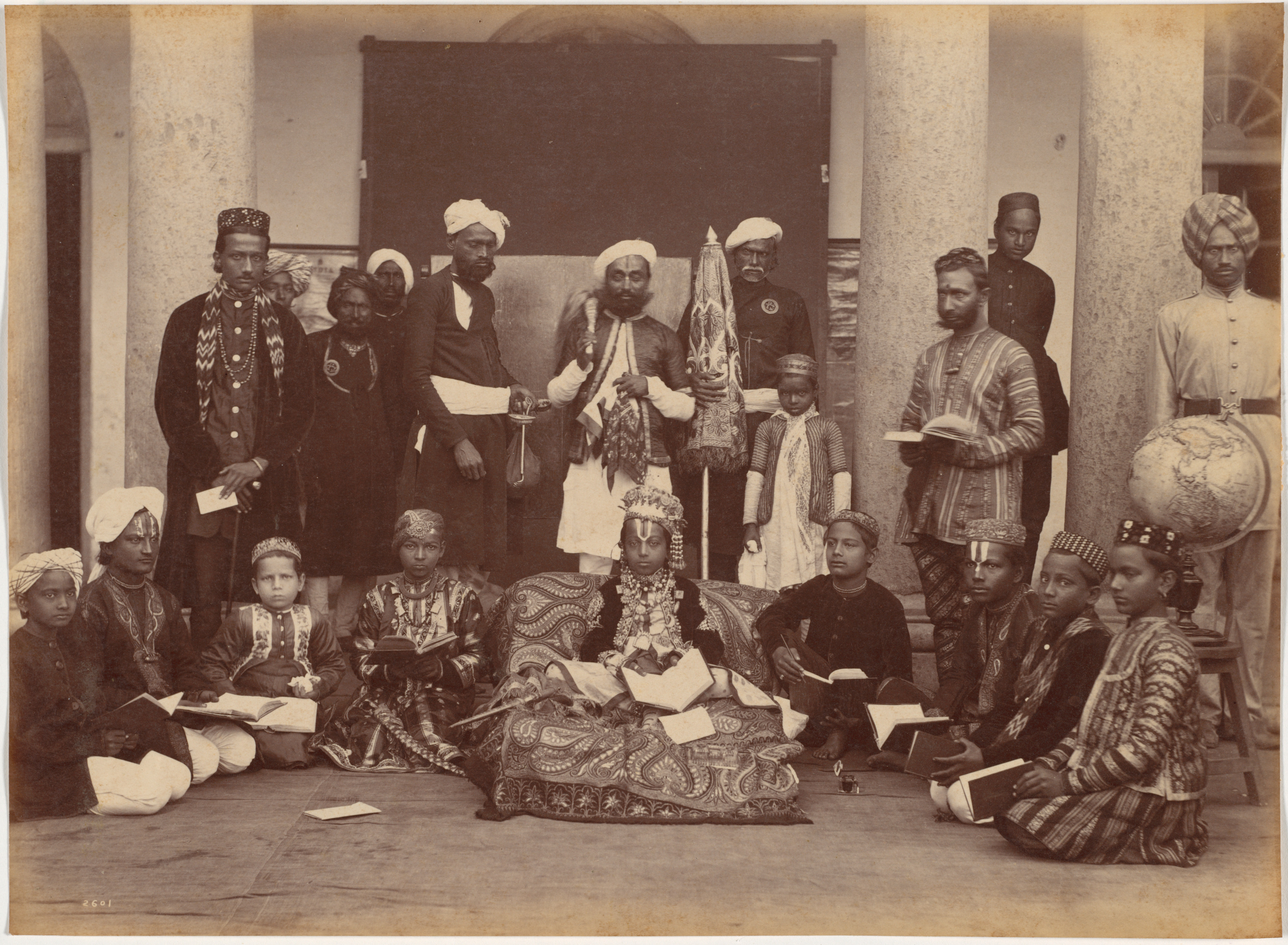 Raja Deen Dayal, Maharaja of Rewa and Classmates