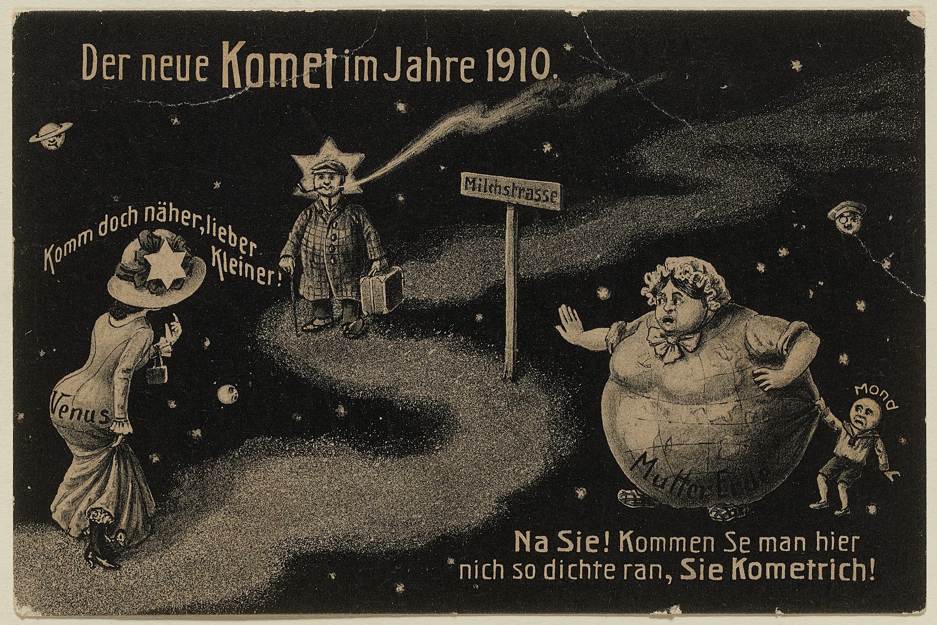Anonyme, Der neue Komet im Jahre 1910.