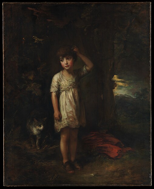 Thomas Gainsborough, A Boy with a Cat—Morning