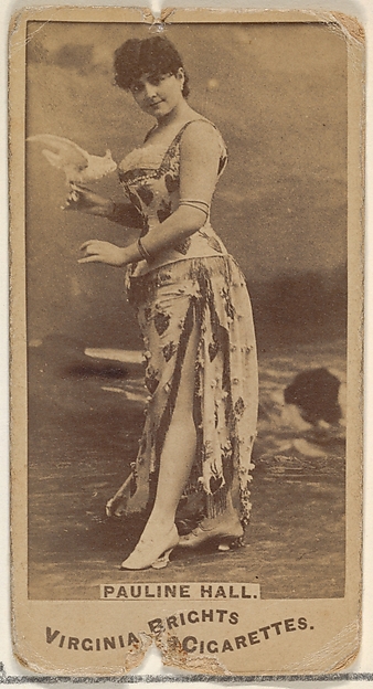 Allen & Ginter, Pauline Hall, from the Actors and Actresses series (N45, Type 1) for Virginia Brights Cigarettes