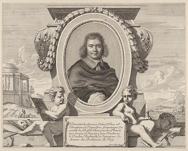 Robert Nanteuil, Portrait of Antoine Lepautre, from "Les Oeuvres d'architecture d'Anthoine Le Paultre, Architecte ordinaire du Roy"