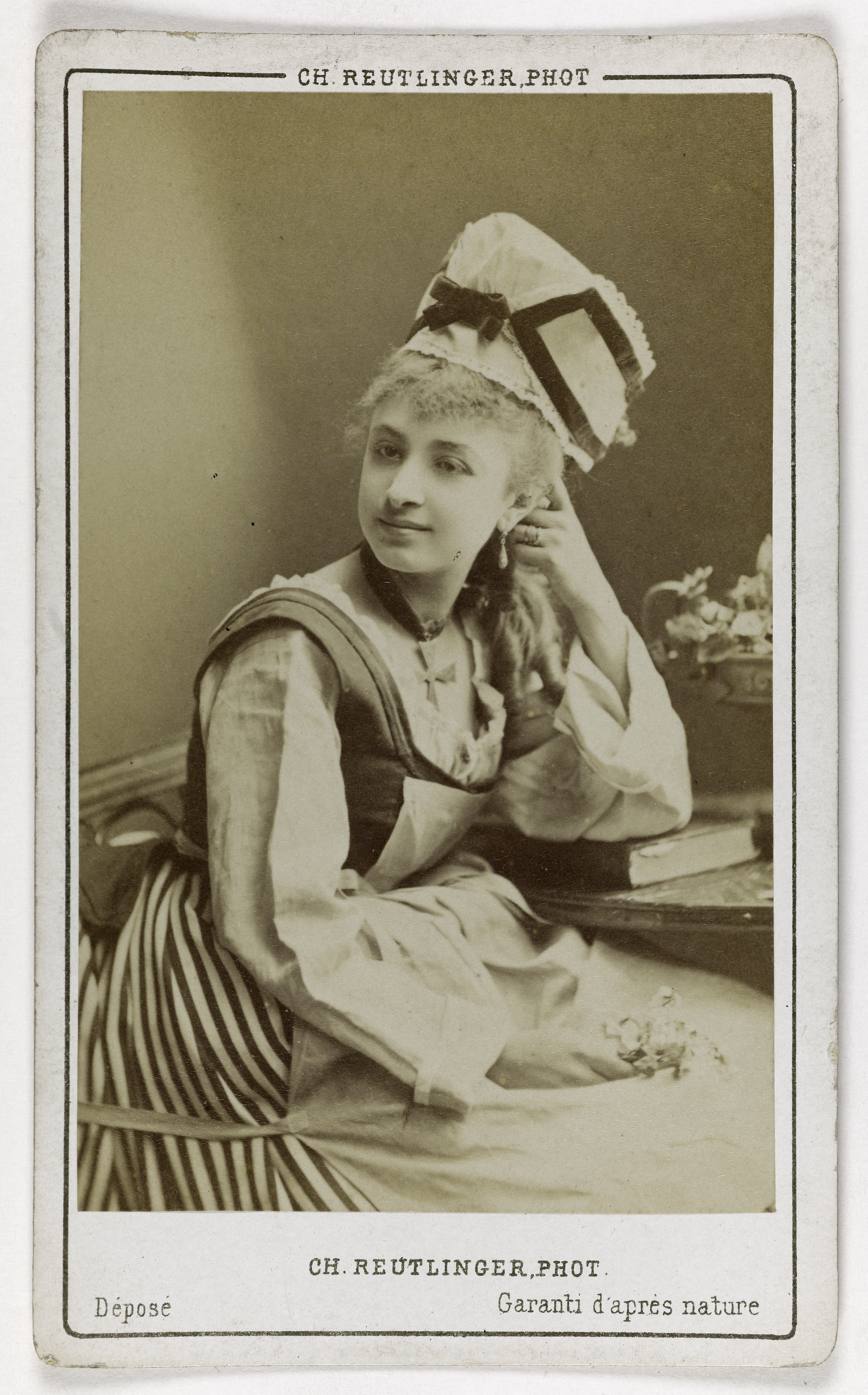 Charles Reutlinger, Portrait de Blanche Méran, actrice.
